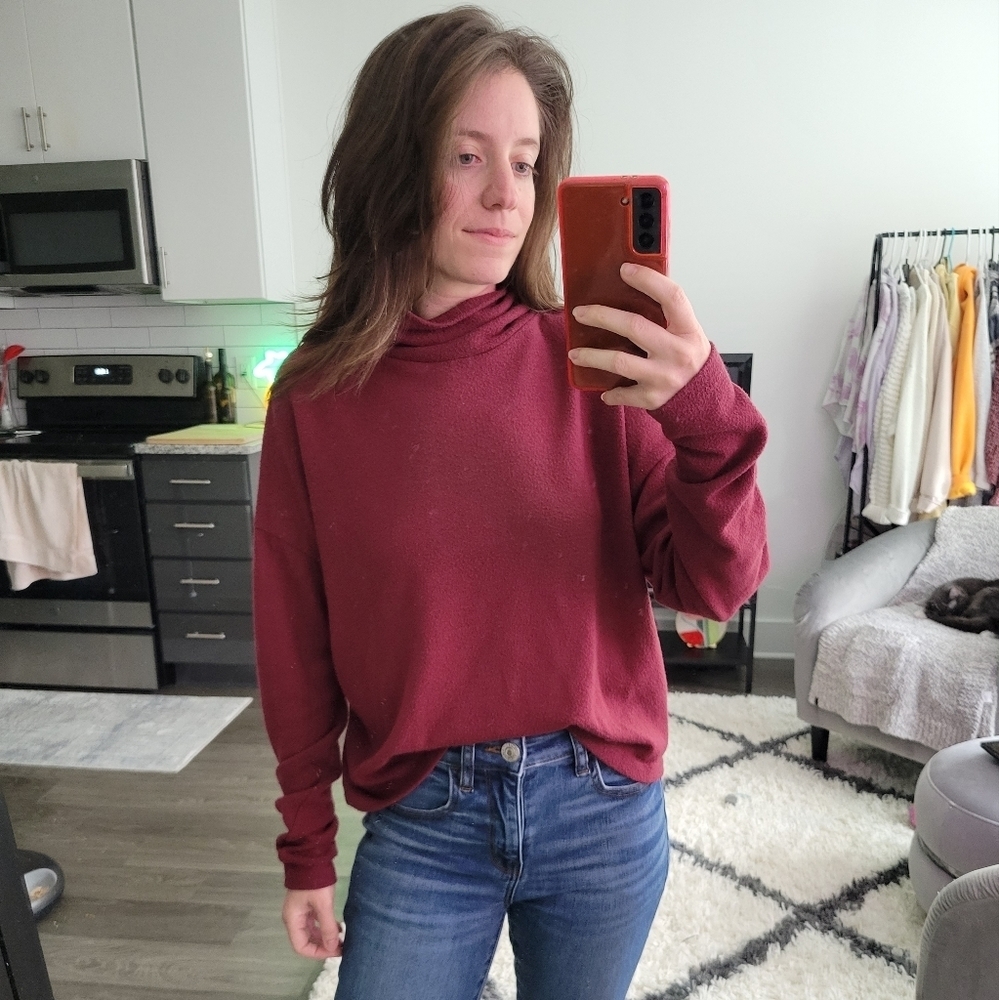 Forever 21 cowl turtleneck - Picture 1 of 4